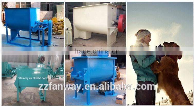 mixer and crusher in Floating fish feed line