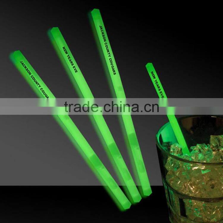 8inch PP Party Favor Glow Stirrer Glow in the dark light Swizzle Stick Mix Colors(EN72, ASTM F963)