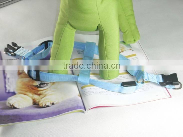 Pet collar making supplies nylon led dog harness