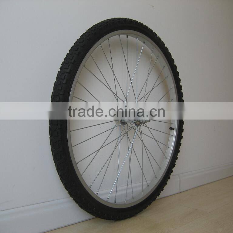 26 Inch Bicycle wheel (26x2.125 , 26x1.95, 26x1.75, 26x13/4, 26x11/2, 26x13/8)