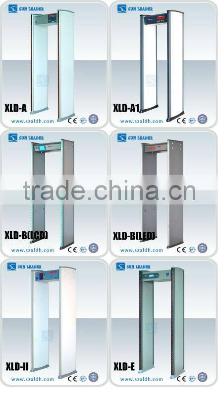 automatic barriers Super Sensitive security scanner door for 24zones XLD-G