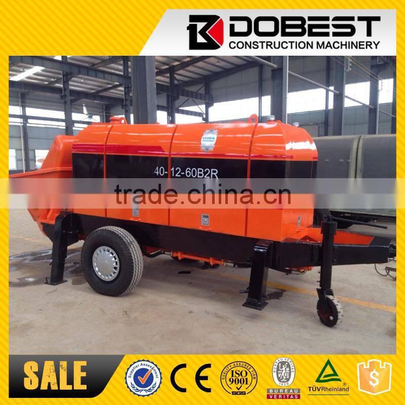 HBTS60B Trailer Mounted Concrete Pump 60m3/h