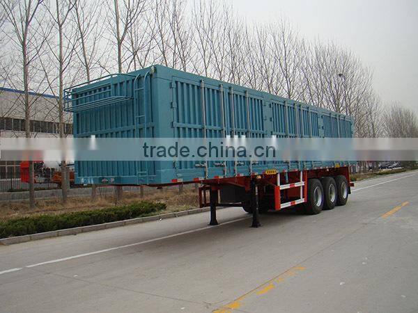 china made box semi trailer for sales