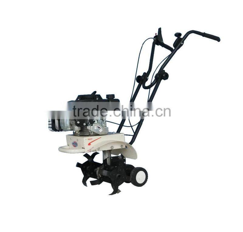 3.5HP mini tiller cultivator/ rotary agricultural equipment gasoline power tiller
