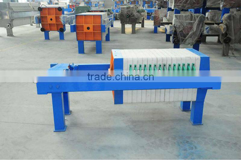 Small Manual jack filter press by Chinese manufactures