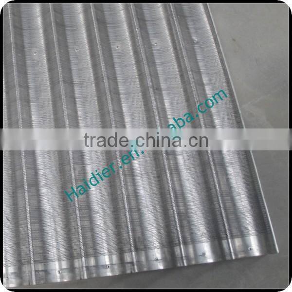 Perforated Non Stick aluminum alloy french bread baguette tray