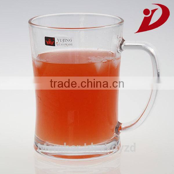 high quality custom engraved logo water glass cup no lead crystal glass