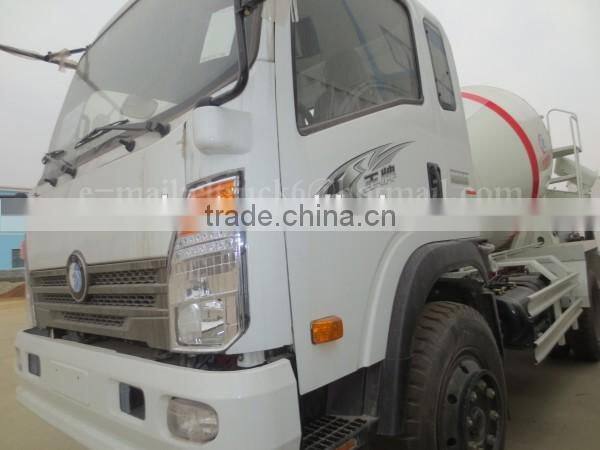 130hp 4*2 SINOTRUK Wang Brand Cement Mixing Truck 4 m3