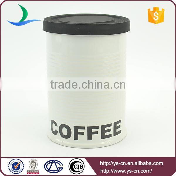 white fine food storage canister, food canister wholesale cardboard