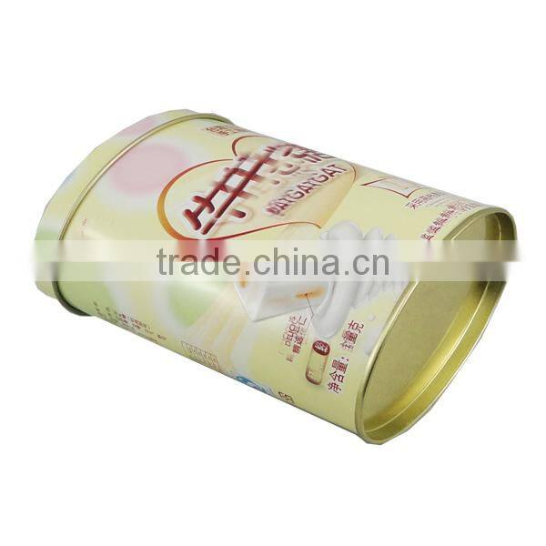 oval metal tin money box