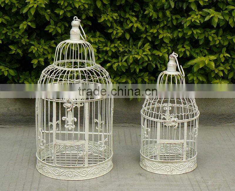 Vintage Large Handmade Round Wedding Decorative Bird Cage