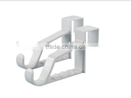 Power Coated Stainless Steel Over Door Clothes Hanger Hook