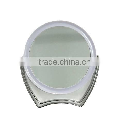 Cheap cosmetic promotional plastic beauty makeup mirror