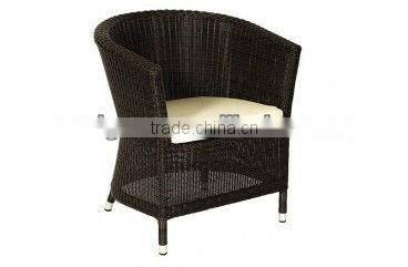 2017 Trade Assurance Comfortable Design ergonomic pe rattan wicker single chair