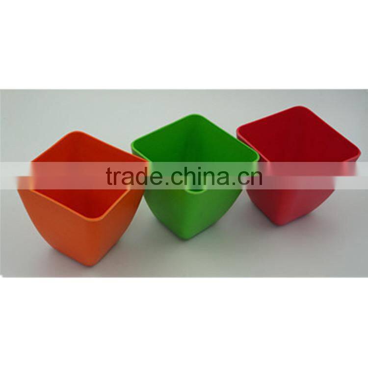 indoor bamboo fiber plant flower pot