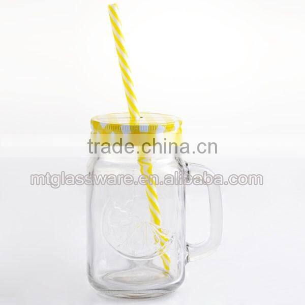 14oz delicate mason jars 3colors lid with diamond