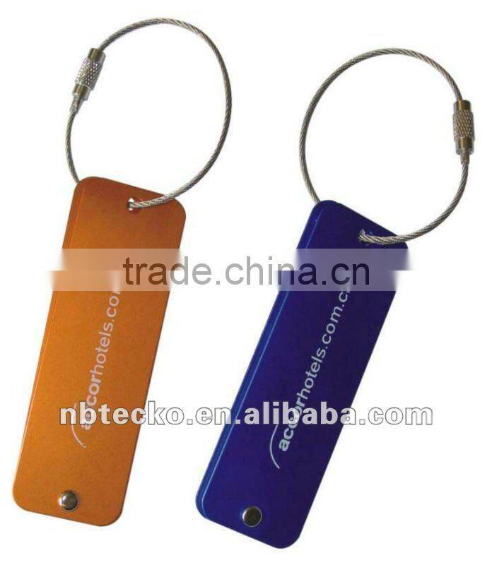Hot selling aluminum luggage tag