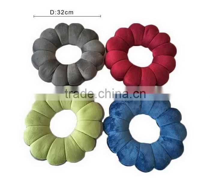 Plush Fabric Donut Elastic Lovely Multifunctional Cushion