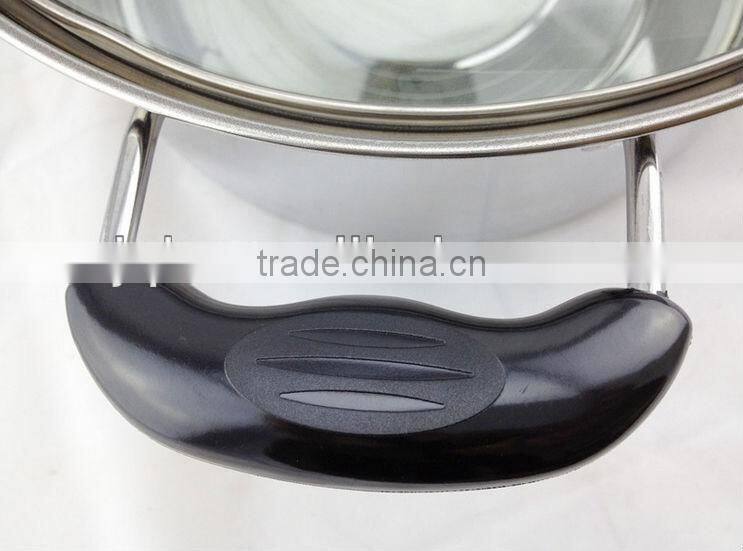 10pcs stainless steel soup pot set cookware set