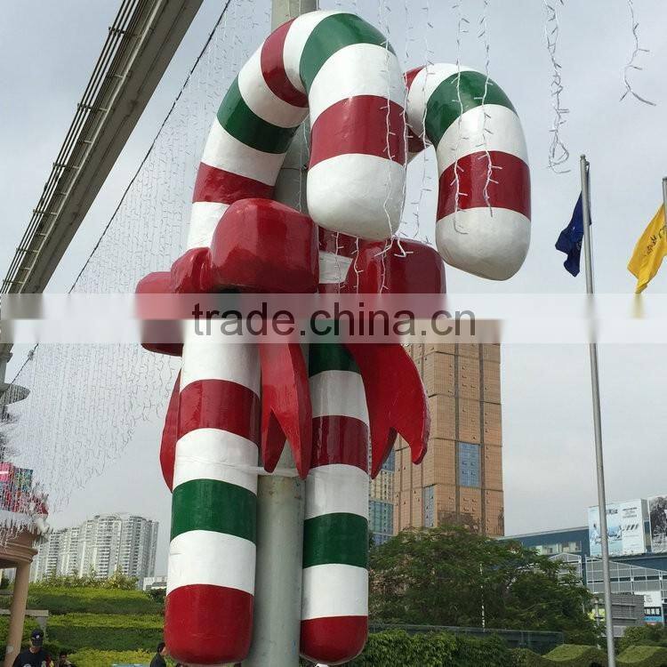 Outdoor fiberglass crane decoartion