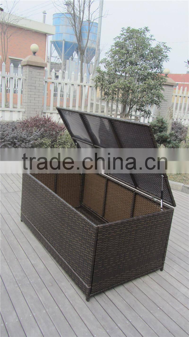 KD Aluminum Outdoor Furniture Rattan Storage Boxs With Air