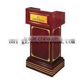 Wholesale Guangzhou hotel product wholesalers restaurant supplies wooden conference lectern podium wooden church rostrum T350