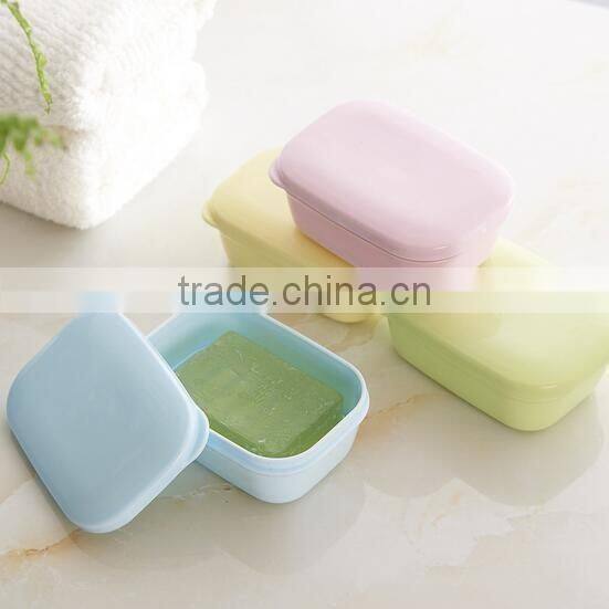 plastic square soap packaging box travel soap dish