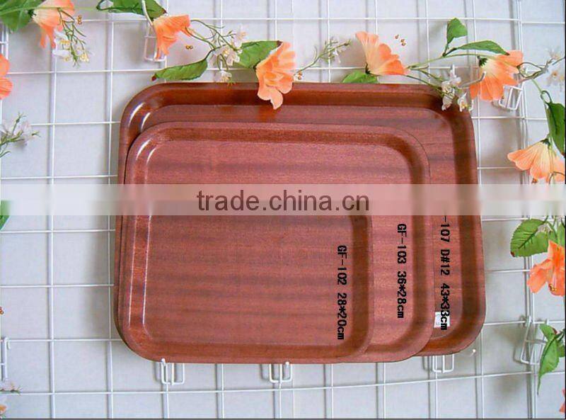 fruit wooden tray