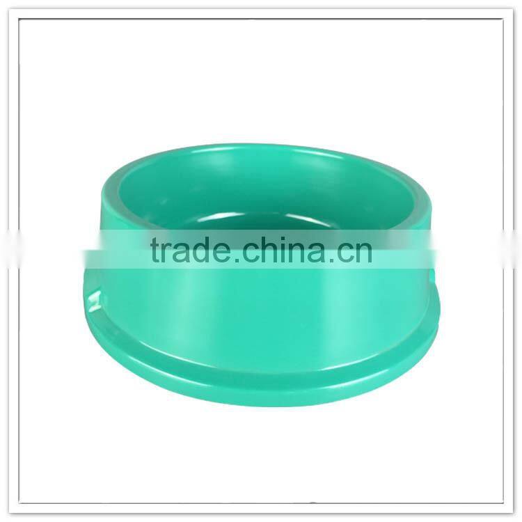 family use chinese style resuable solid color round pet bowl