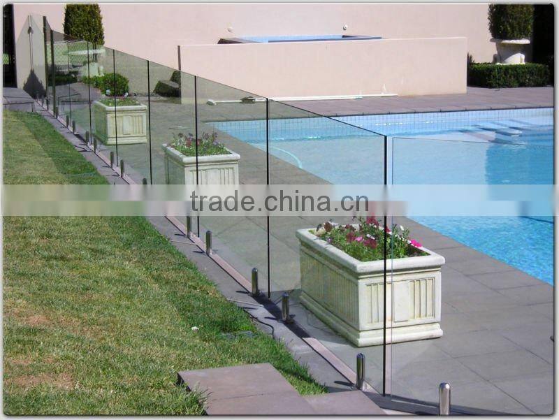 JINXIN glass balustrades spigots_frameless glass railing spigot_stainless steel pool fence