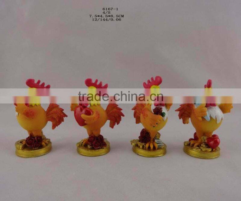 2017 Resin new year rooster ornament