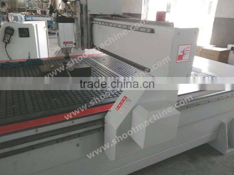 Wood CNC Cutting Machine SH-H1 with X Y Working area 1300x2500mm and Z Working area 200mm