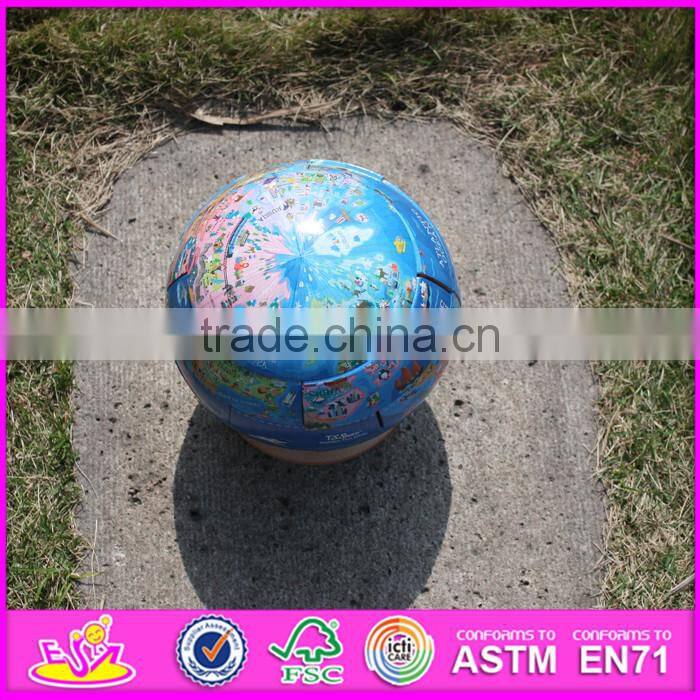 Best intelligent children wooden 3d puzzle ball W14G038