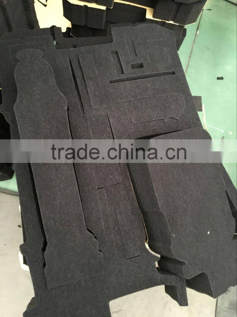 customed die cut pu expanding packing foam tableware packing