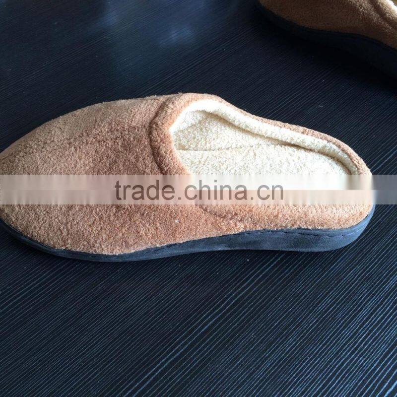 2015 best selling fashion design 40g gel slipper man slipper winter slipper for home
