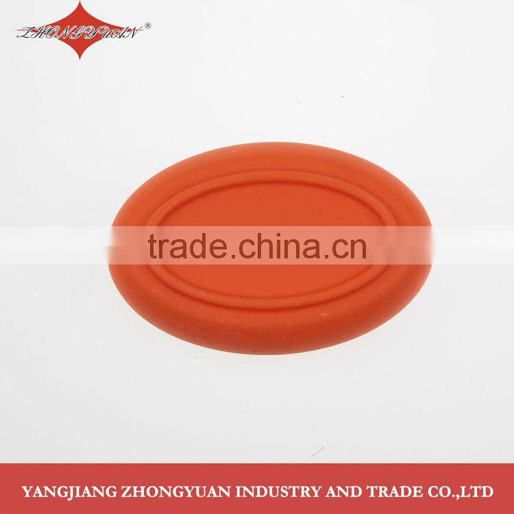 ZY-E3058 Hot Sale eco friendly Oval-shaped cigar cigarette tray silicone ashtray