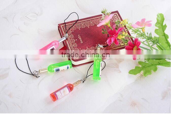 Cheap lovely wine bottle key chain