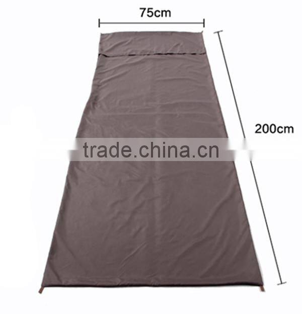 High quality polyster pongee sleeping bag liner
