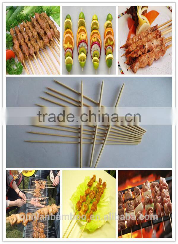 BBQ handmade bamboo skewer stick