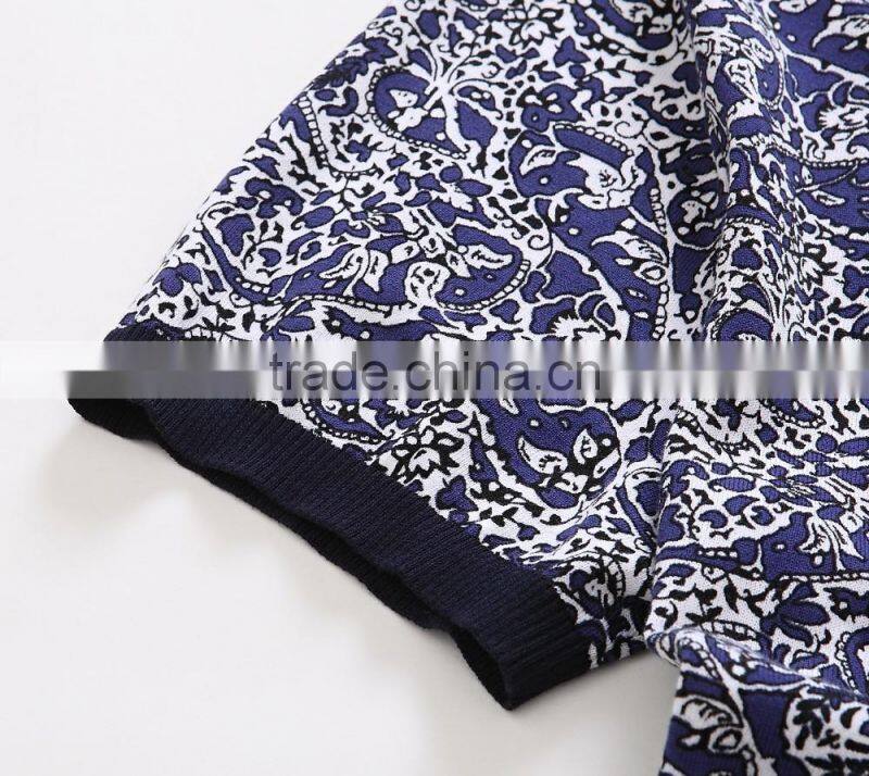 Men's polo t-shirt yarn knitting patterns