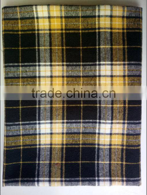 twill cotton yarn dyed check flannel fabric,Spring/Autumn shirt fabric