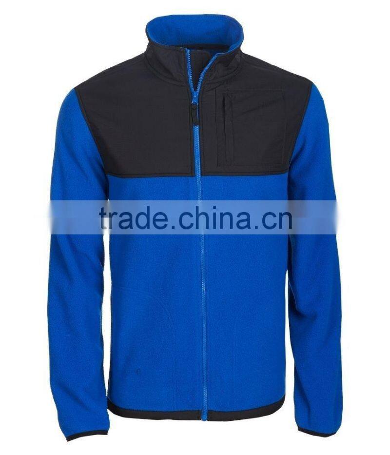 Mens Full Zip up Fleece Jacket Sweatshirt