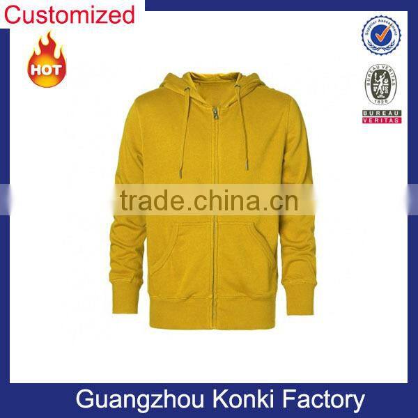 2015 Wholesale Plain Black Men Stylish Hoodie