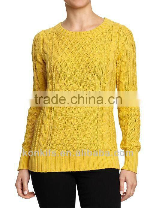 Women's Thick Cable-Knit Sweaters