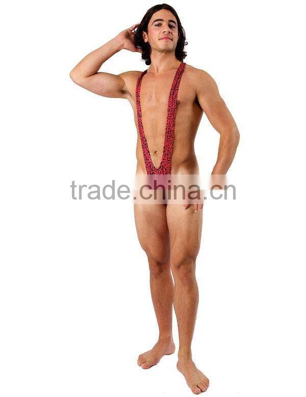 Borat Mankini Thong Swimsuit (Zebra Print)