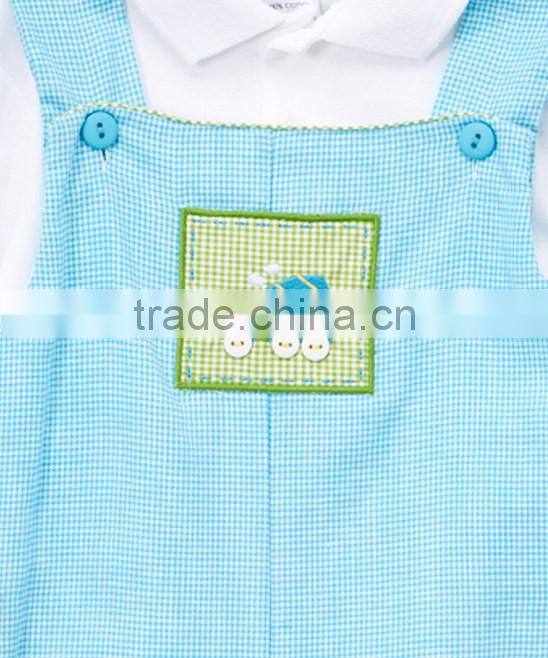 wholesale baby clothes 100% cotton western kids wear suspender set summer boys infant short cotton baby1 set newborn clothes
