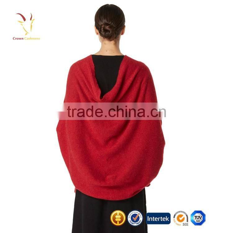 Red Cashmere Scarf Wrap Solid Colored Shawl Wraps