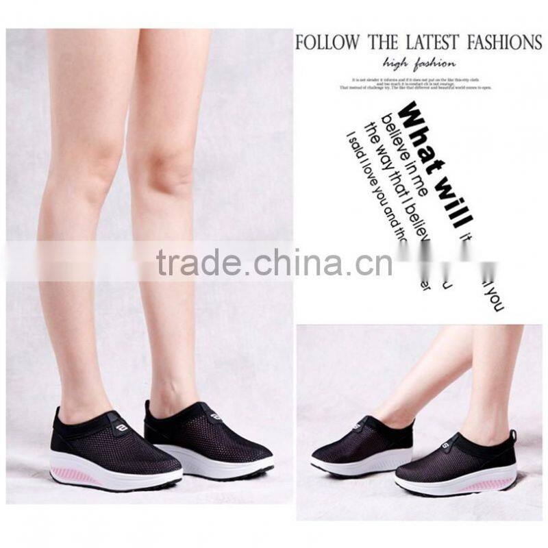 High Level Breathable Net Cloth Women Shoes