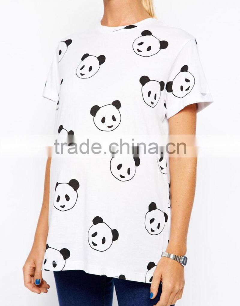 Maternity Exclusive T-Shirt in Panda Print