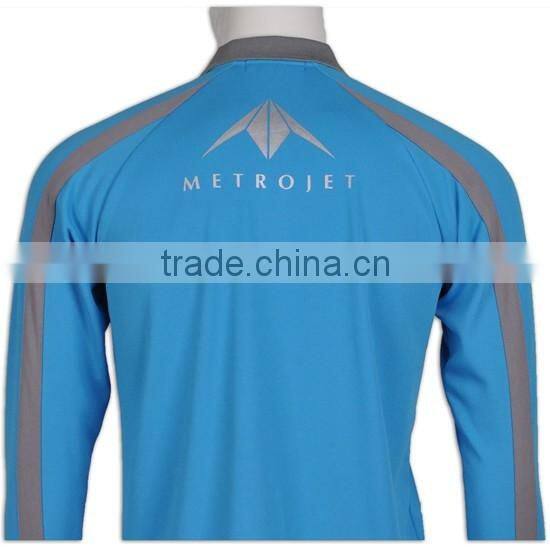 IS09001/BSCI Factory 100% cotton long sleeve reflective work safety polo shirt